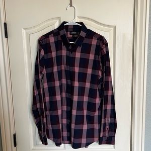 Express Performance Button Down - Slim Fit Large